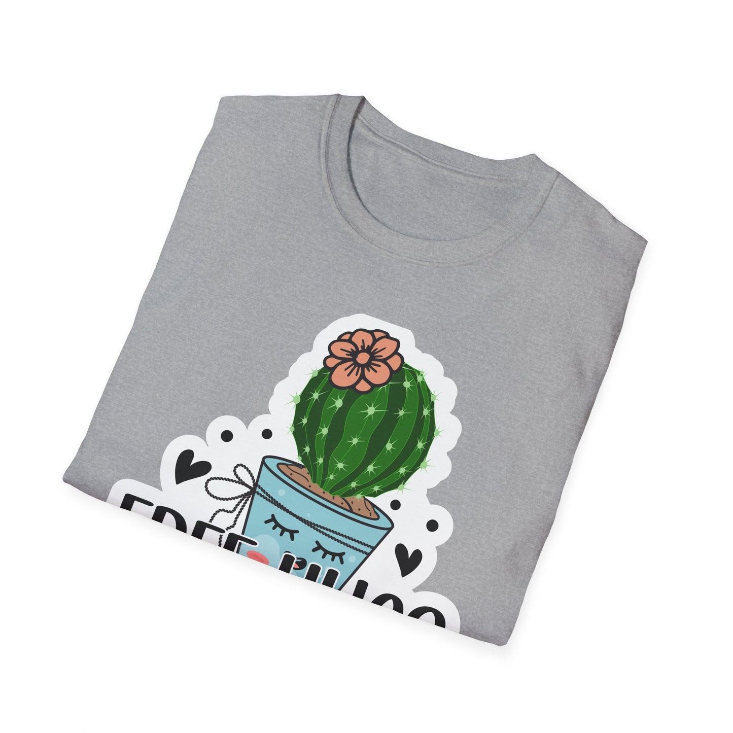 Unisex Softstyle T-Shirt Free Hugs, Cactus Tee Shirt