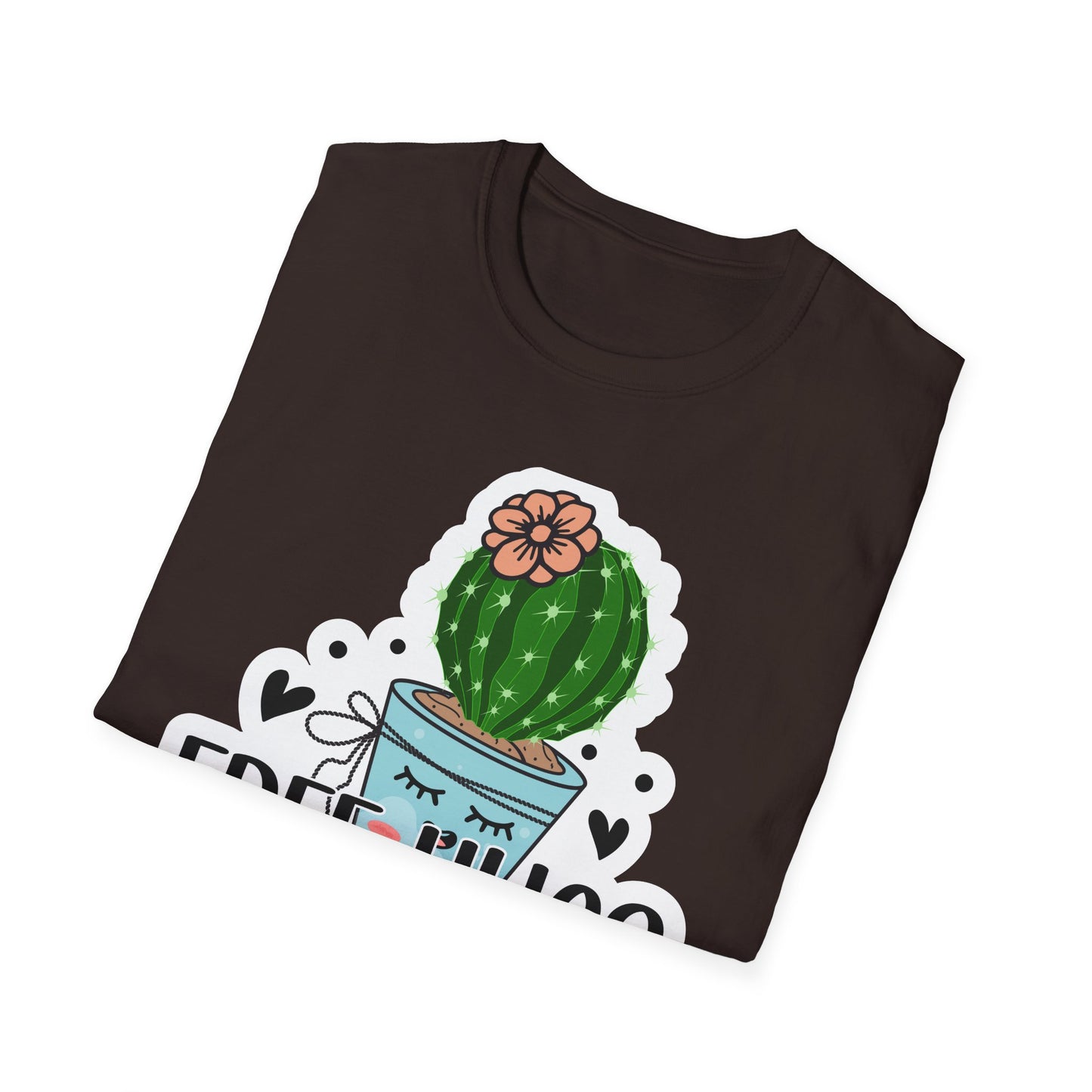Unisex Softstyle T-Shirt Free Hugs, Cactus Tee Shirt