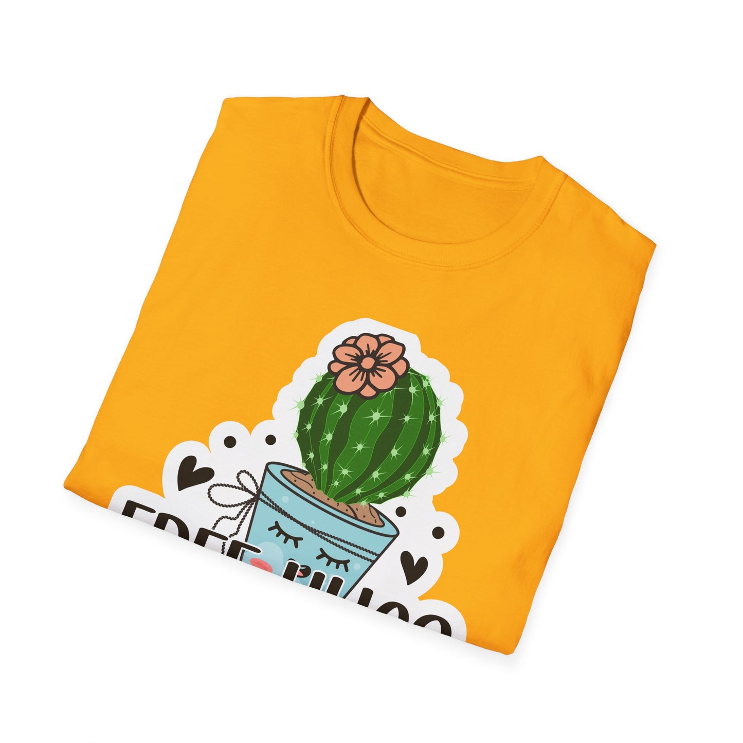 Unisex Softstyle T-Shirt Free Hugs, Cactus Tee Shirt