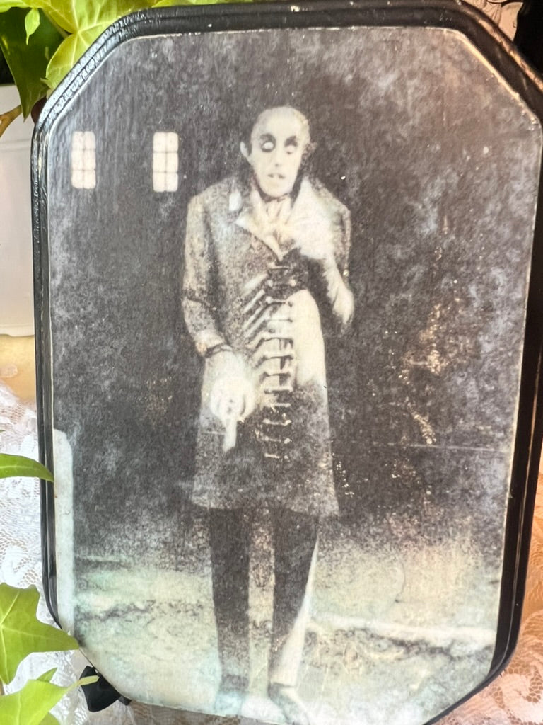 Dark Academia, Nosferatu Wooden Plaque, Wall Hanging