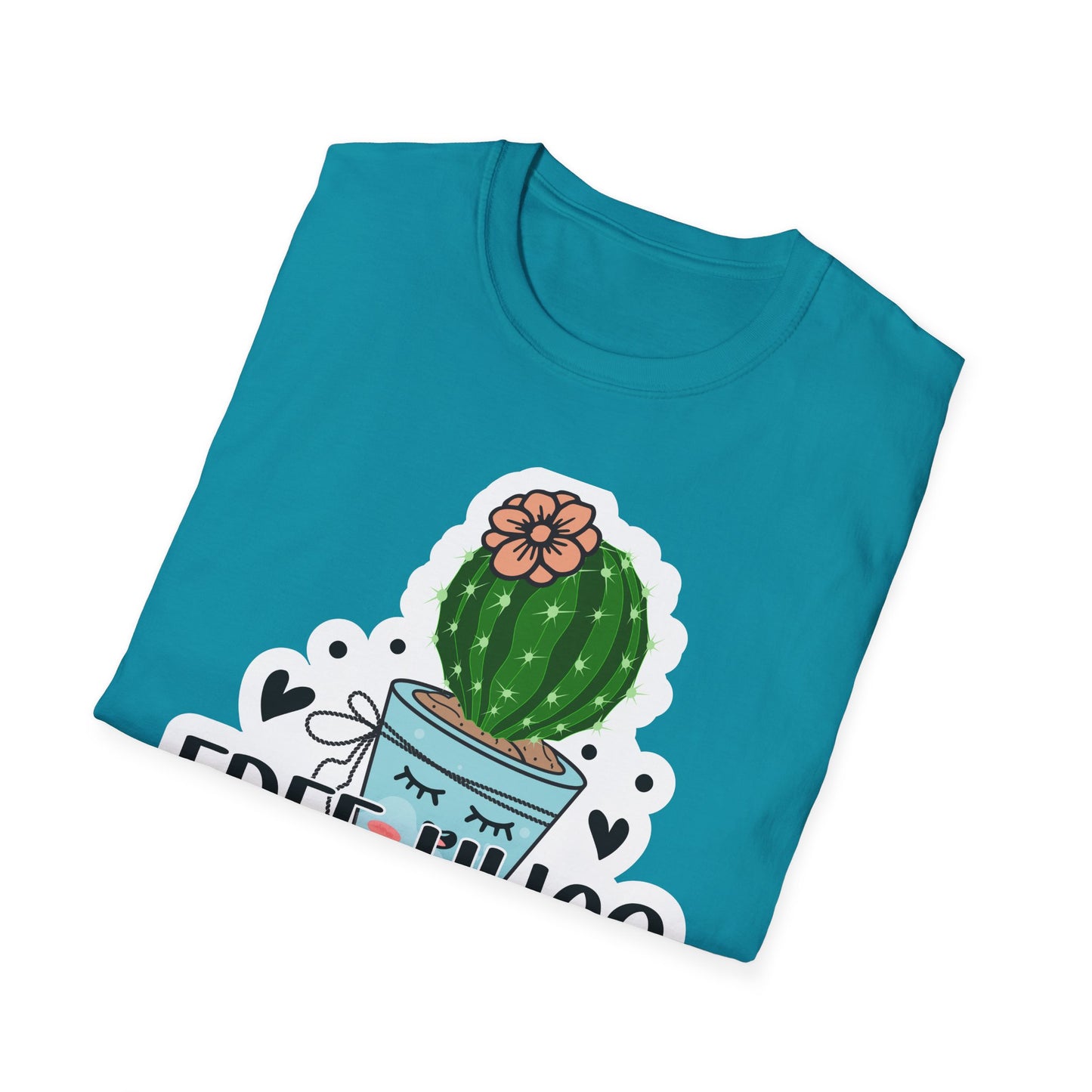 Unisex Softstyle T-Shirt Free Hugs, Cactus Tee Shirt