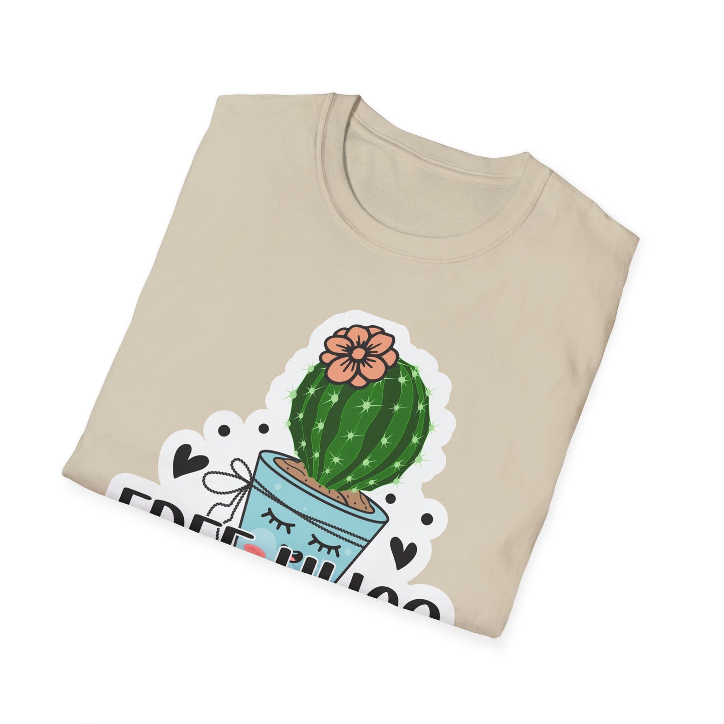 Unisex Softstyle T-Shirt Free Hugs, Cactus Tee Shirt
