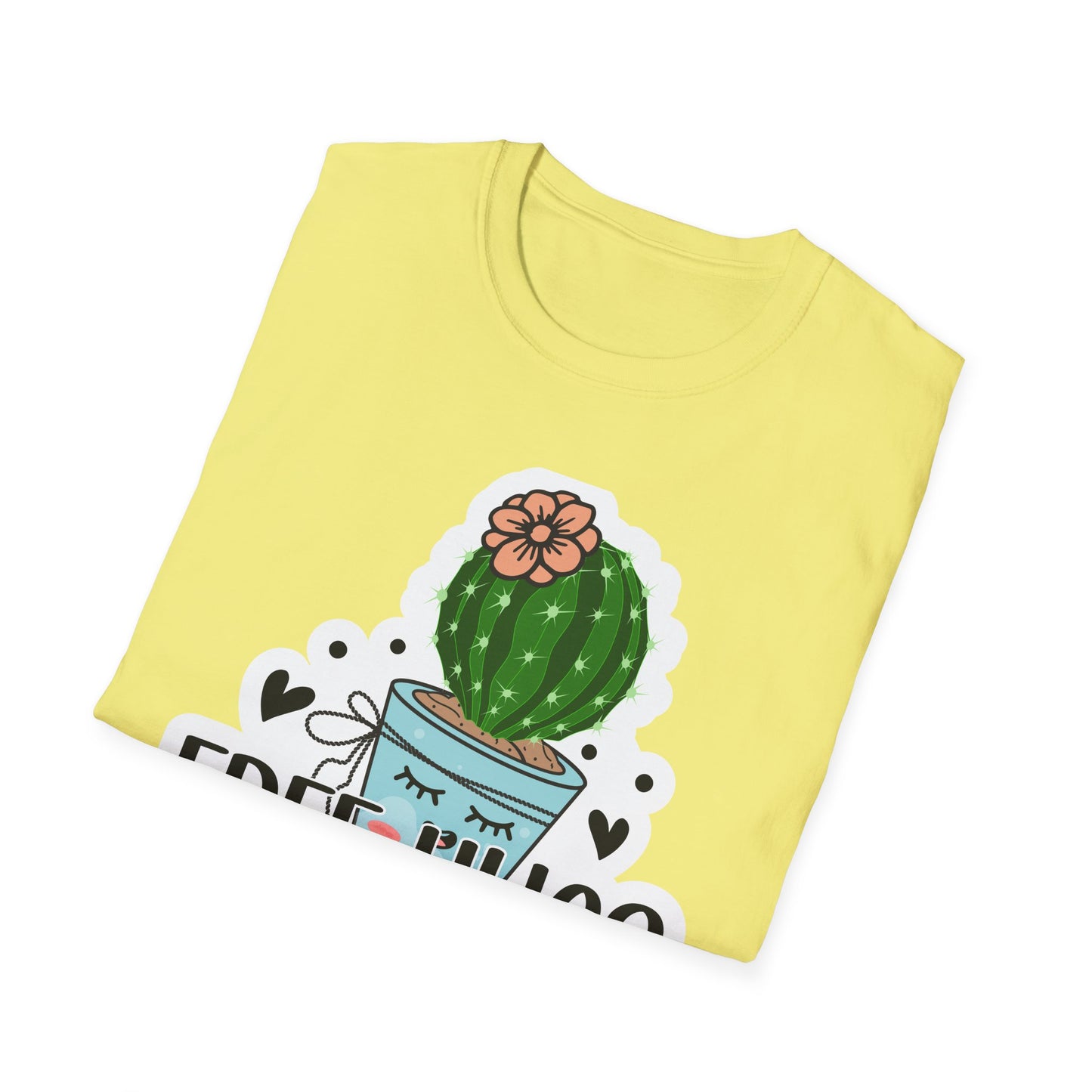 Unisex Softstyle T-Shirt Free Hugs, Cactus Tee Shirt