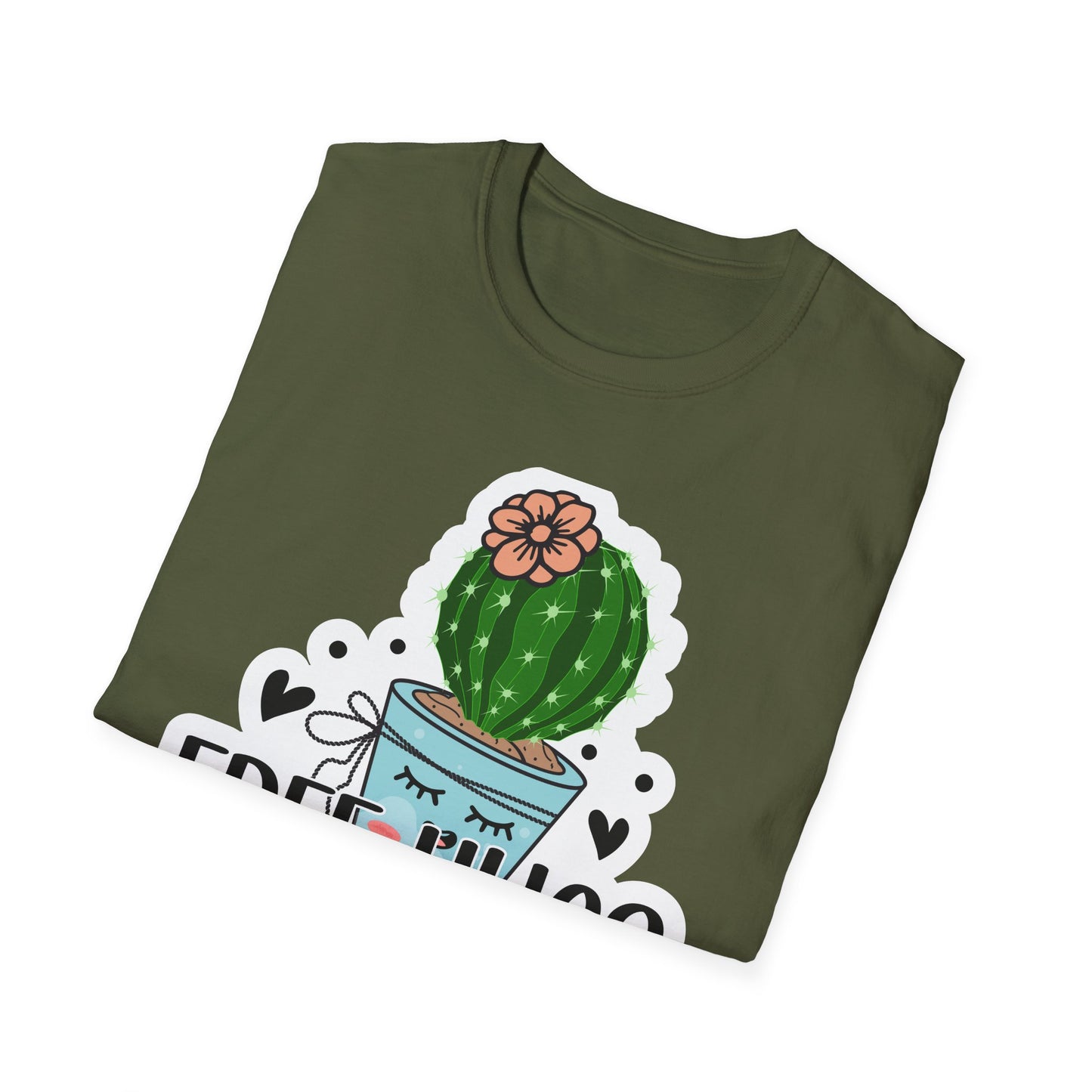 Unisex Softstyle T-Shirt Free Hugs, Cactus Tee Shirt