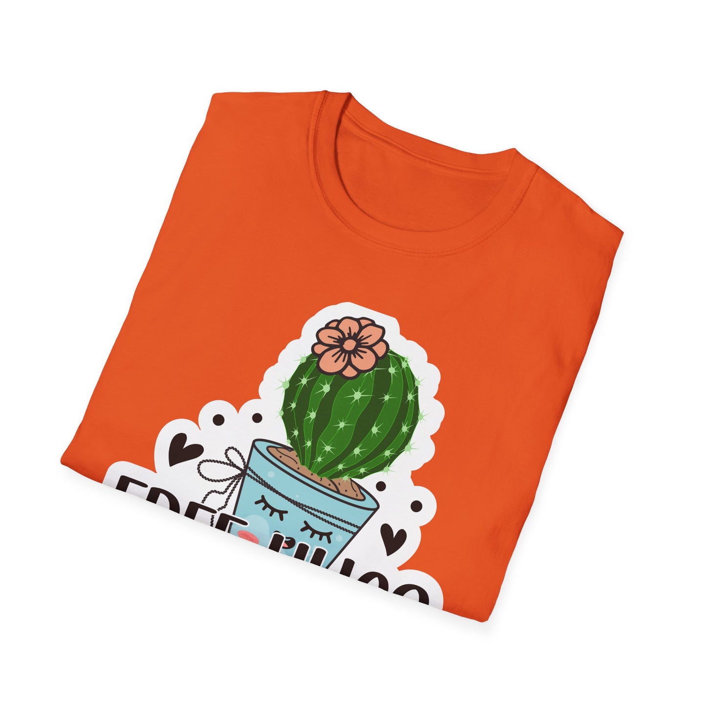 Unisex Softstyle T-Shirt Free Hugs, Cactus Tee Shirt