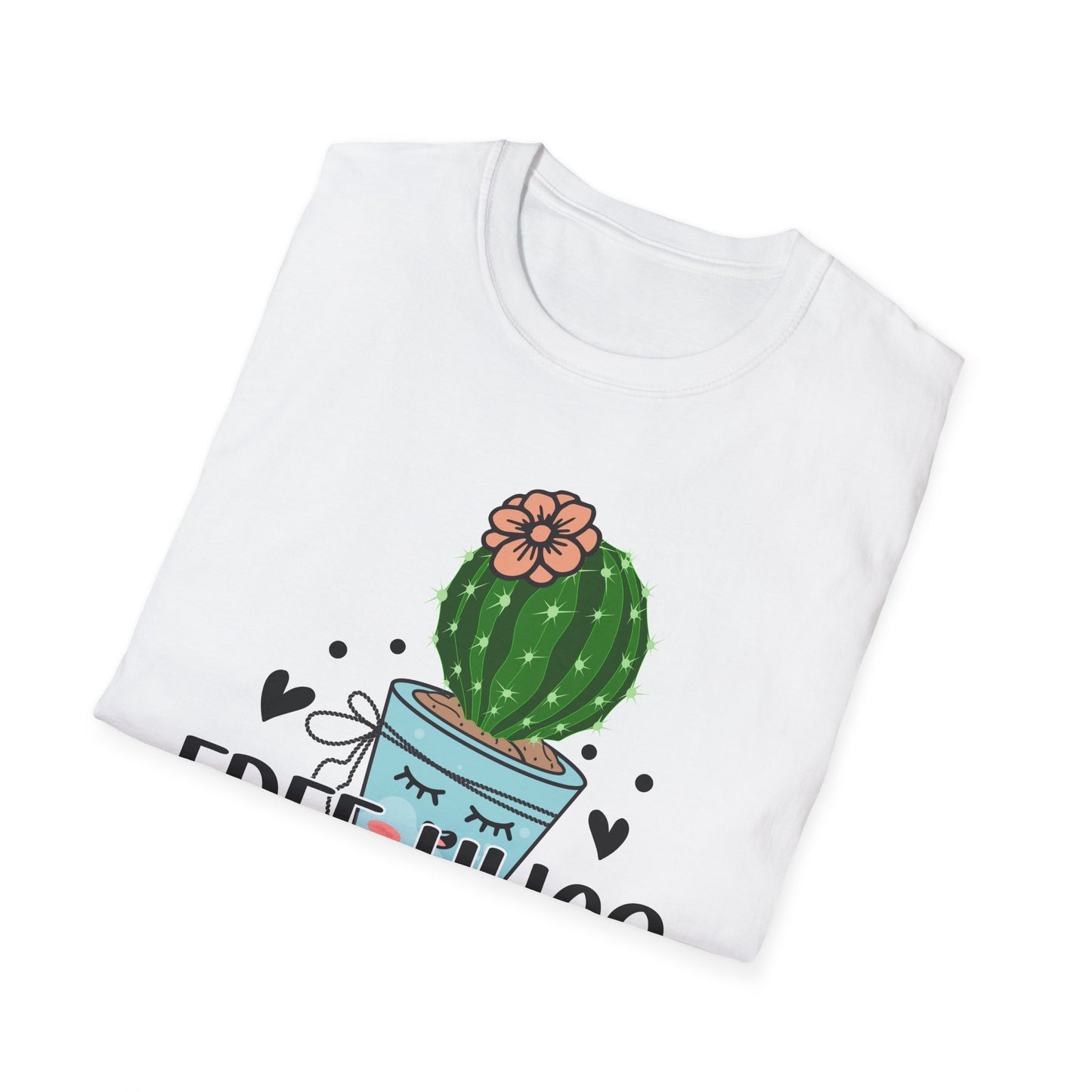 Unisex Softstyle T-Shirt Free Hugs, Cactus Tee Shirt