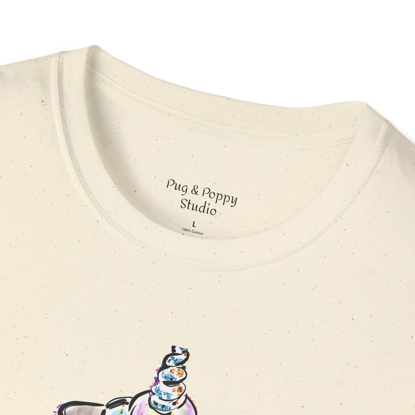 Unisex Softstyle T-Shirt Unicorn Pug