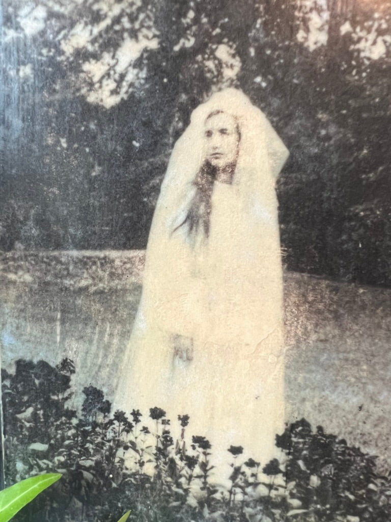 Dark Academia, Sad Ghost Bride, Wooden Wall Plaque