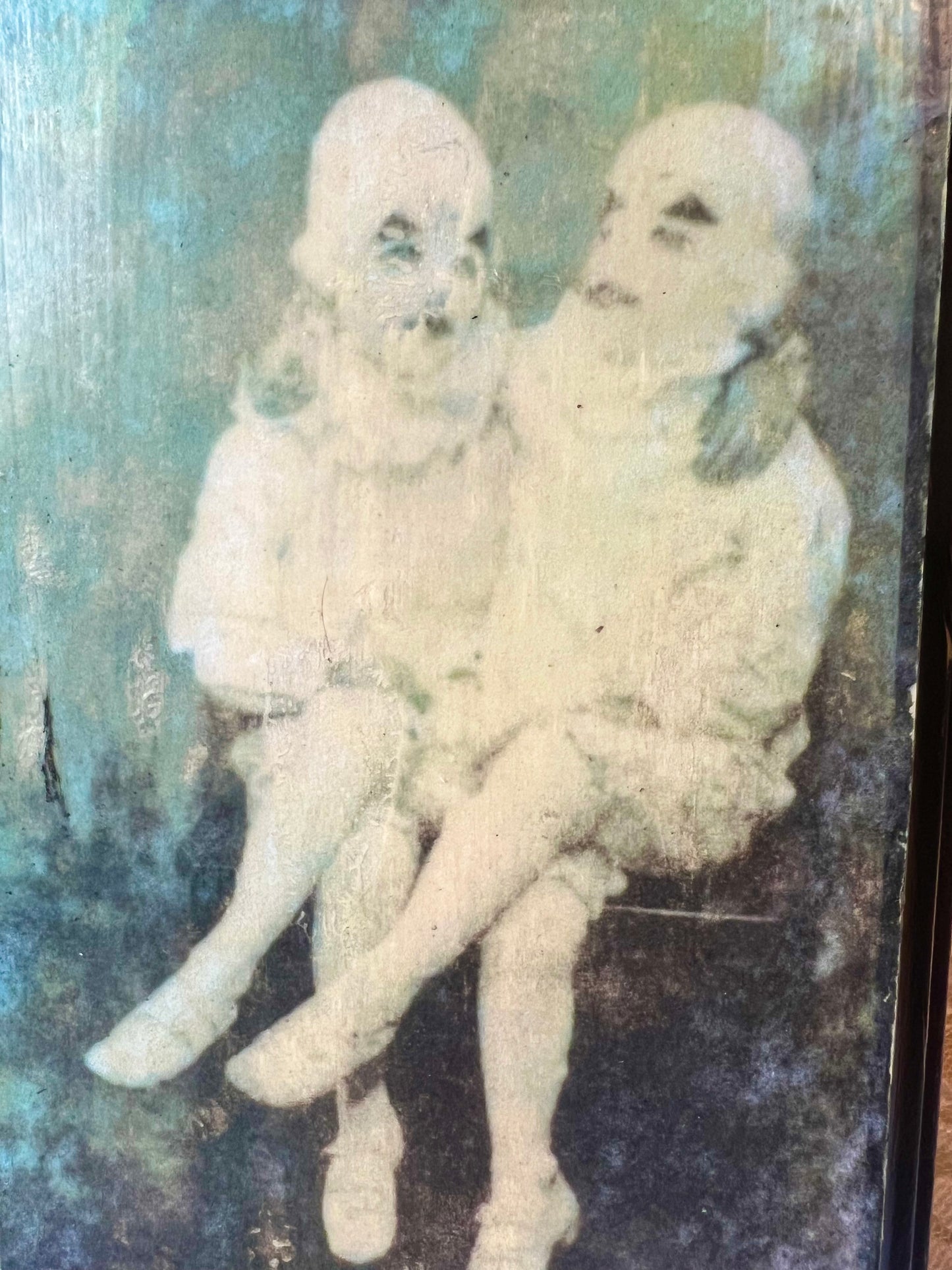Dark Academia, Wooden Plaque, Wall Hanging, Tabletop Display, Creepy Sideshow Kids