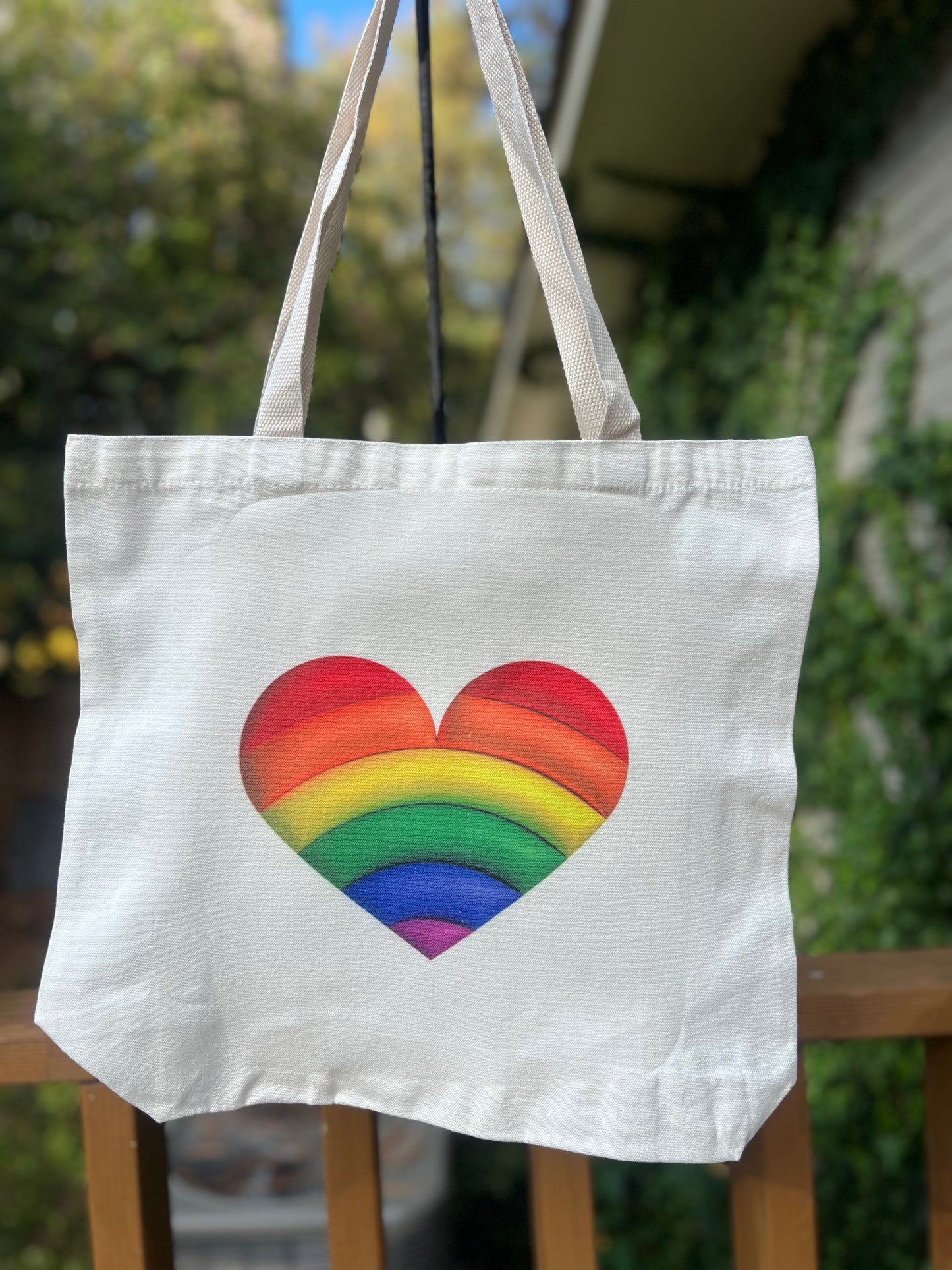 Large Canvas Tote Bags - Pride Themed