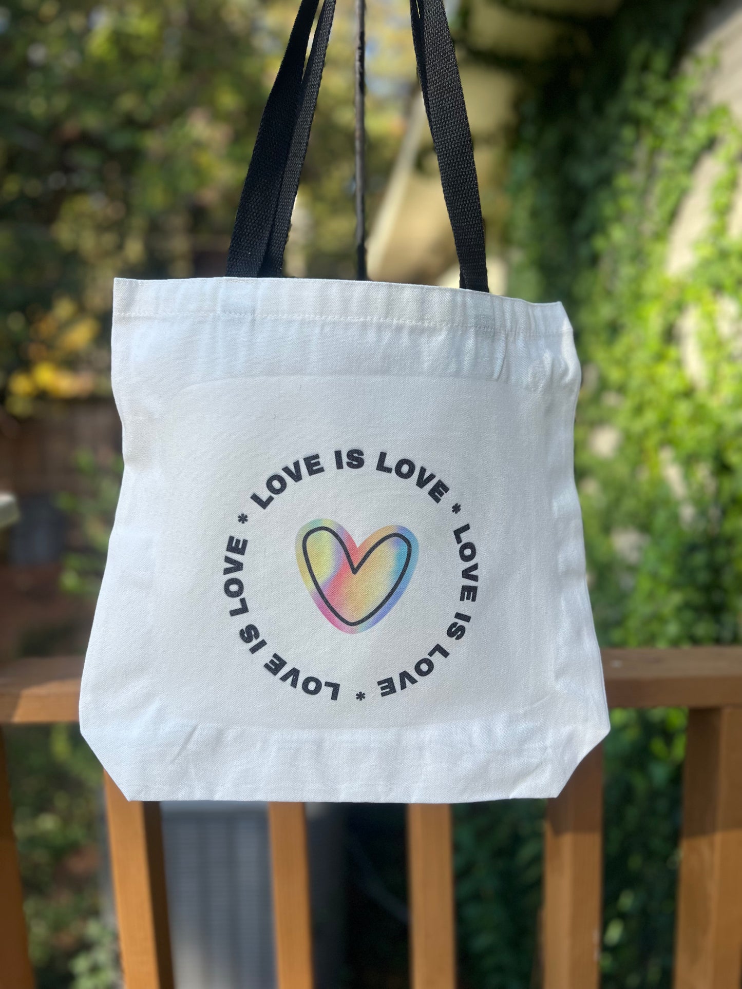 Large Canvas Tote Bags - Pride Themed
