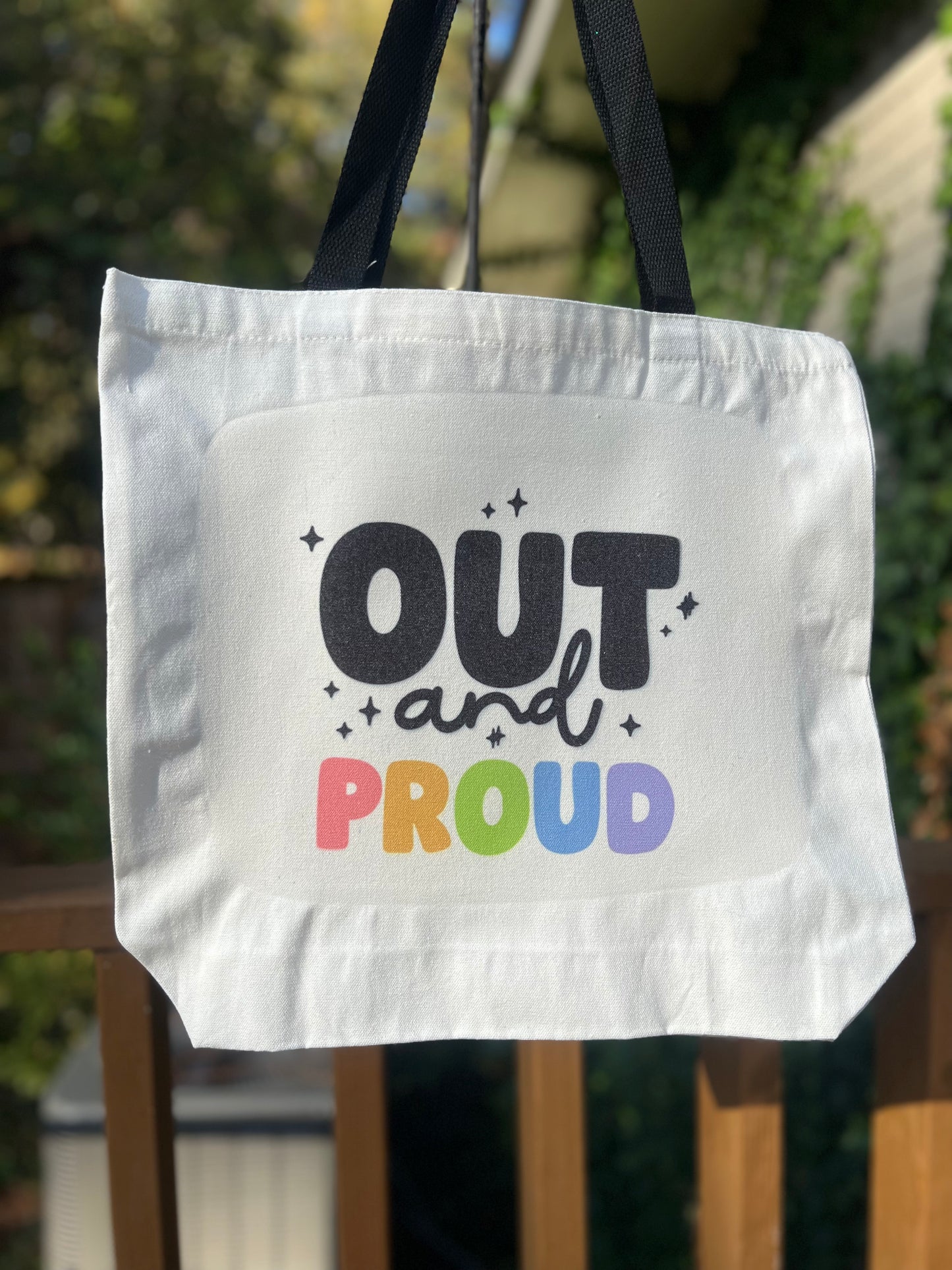 Large Canvas Tote Bags - Pride Themed