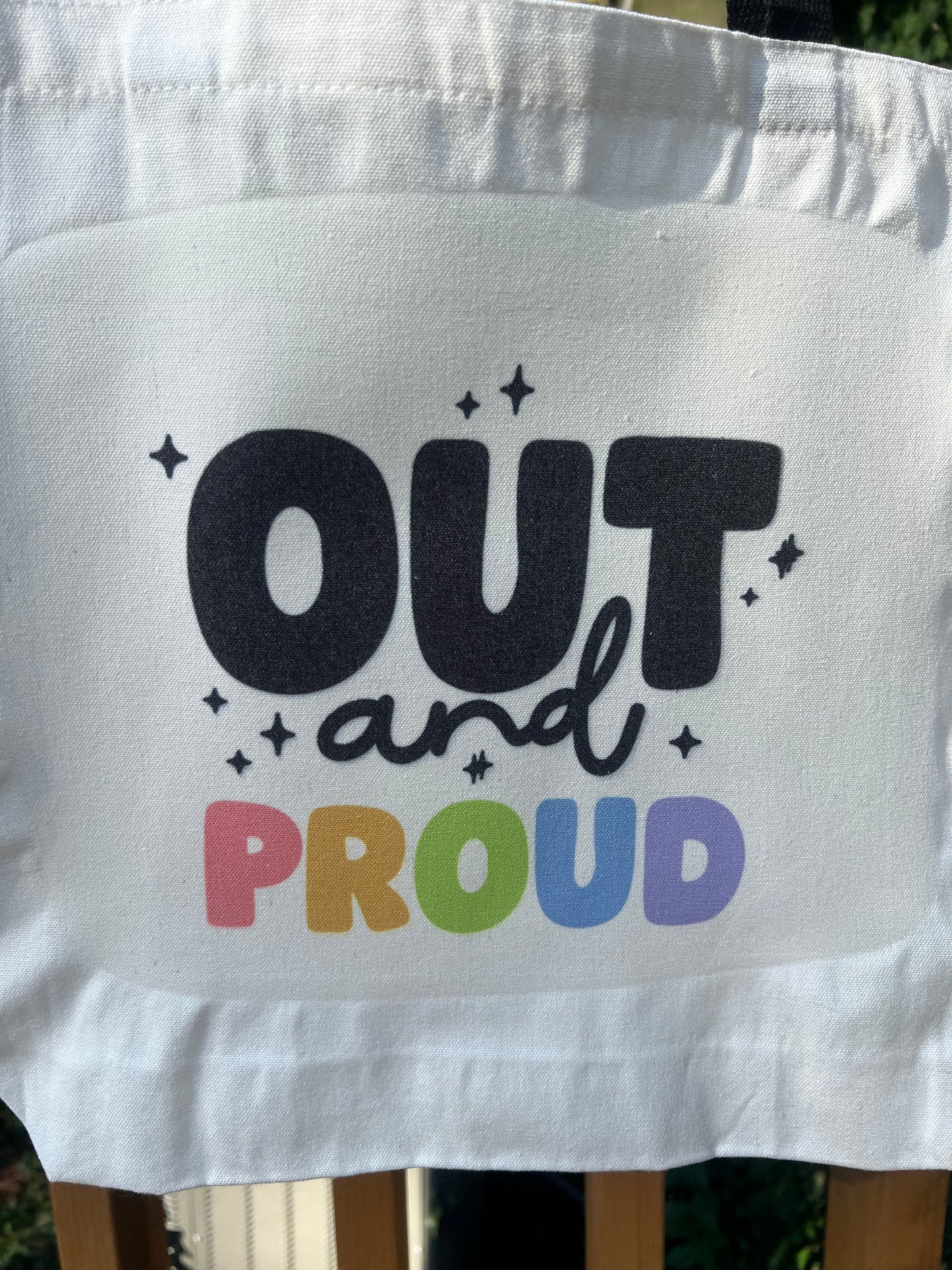 Large Canvas Tote Bags - Pride Themed