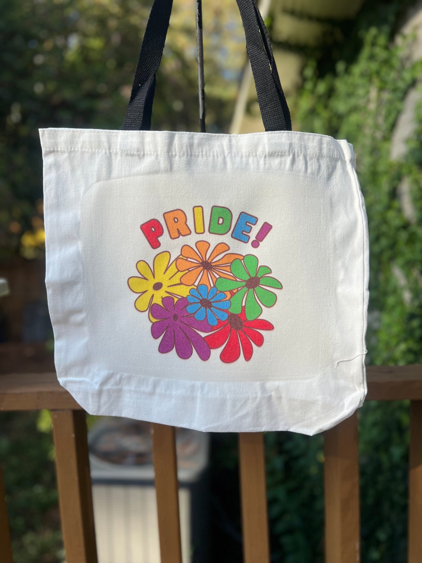 Large Canvas Tote Bags - Pride Themed