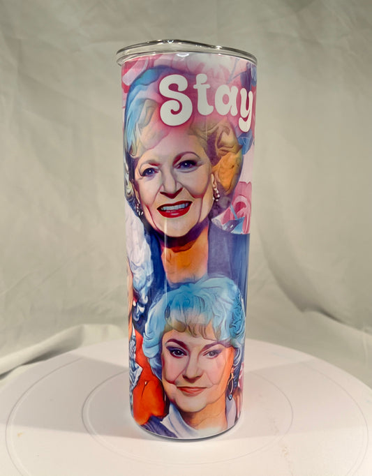 20 oz. Stainless Steel Tumbler, Golden Girls