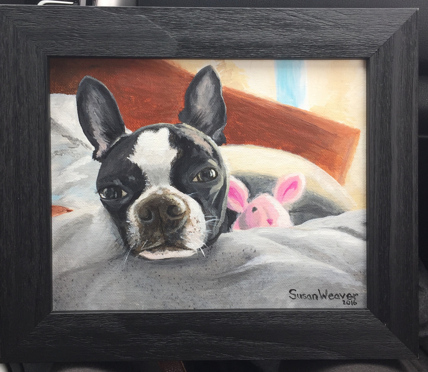 Custom Dog Painting, Acrylic Painting