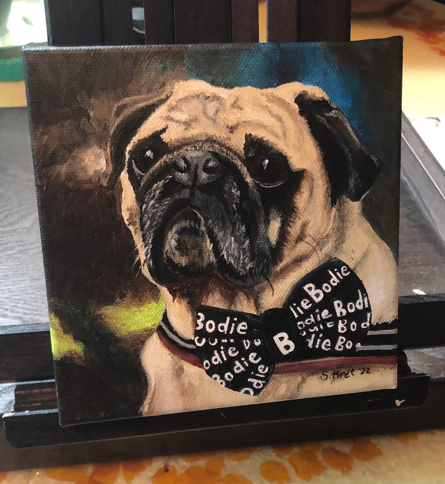 Custom Dog Painting, Acrylic Painting
