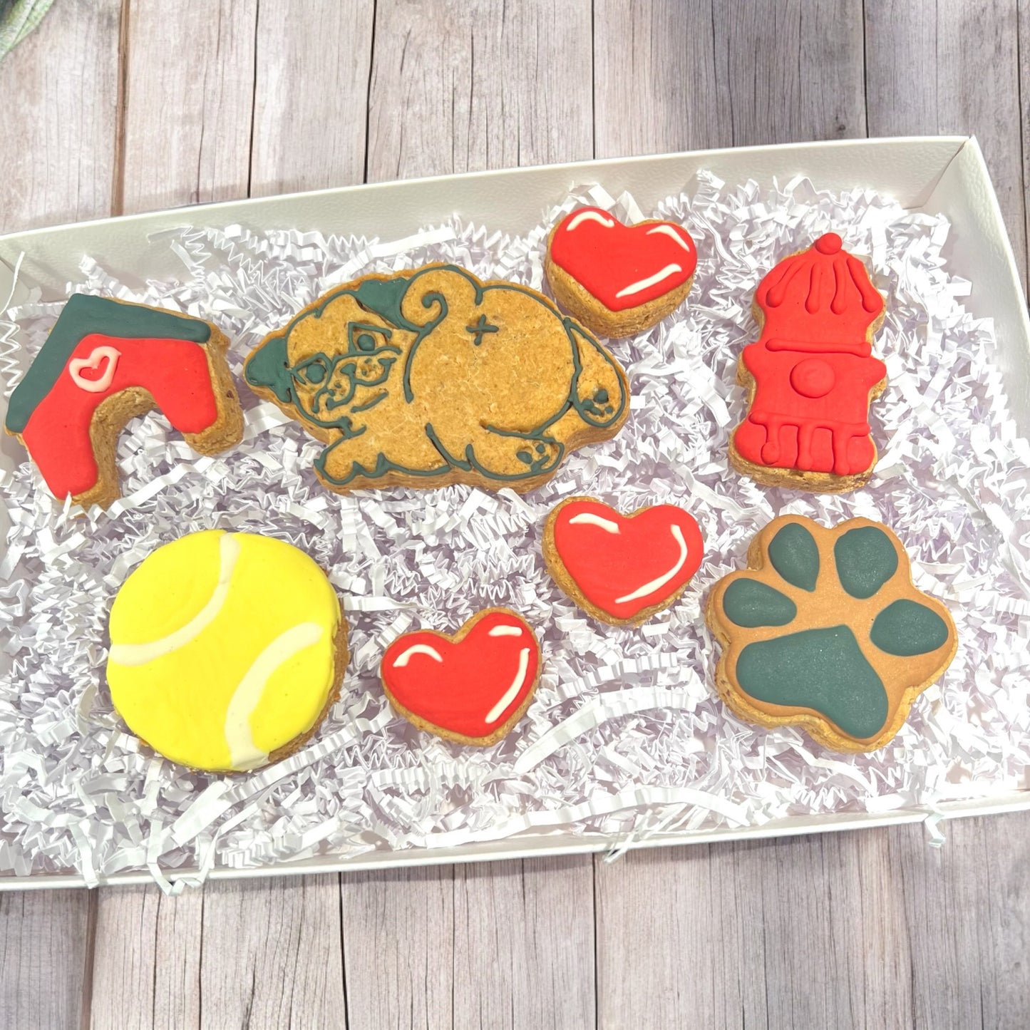 Frosted Dog Treat Box - Best Buddy Theme