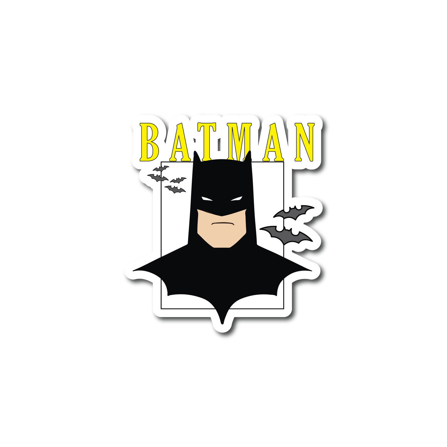 Stickers - Bat Man Sticker, Sarcastic/Unhinged Stickers