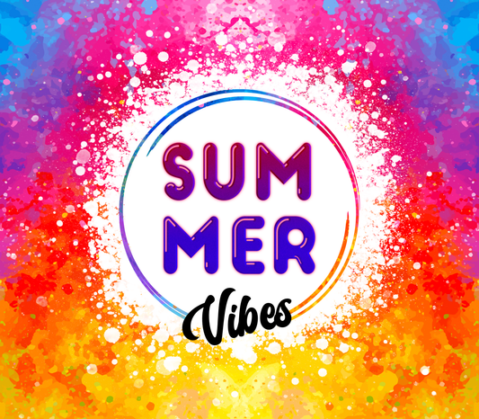 20 oz Stainless Steel Tumbler, Summer Vibes - LIMITED EDITION