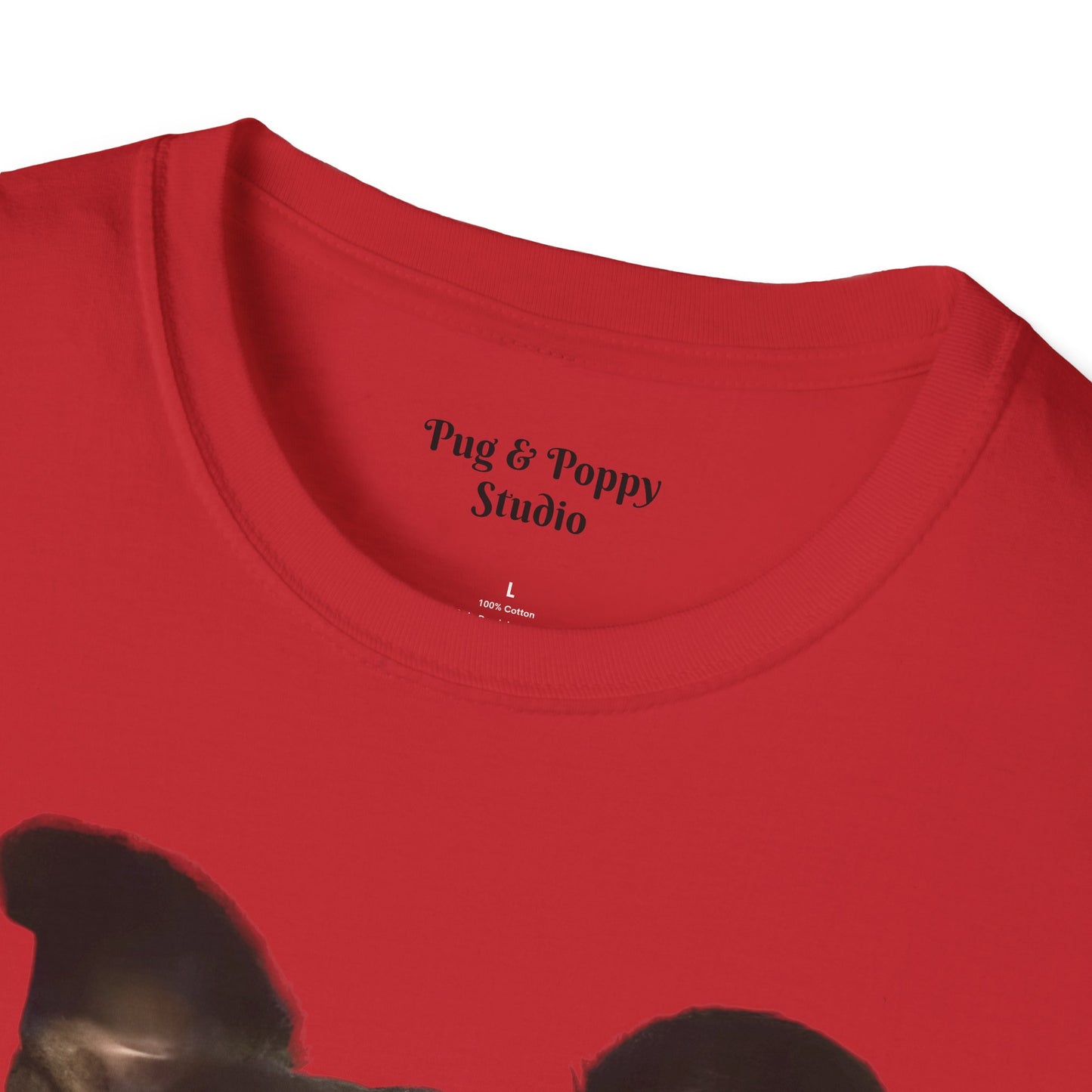 Unisex Softstyle T-Shirt Teddy the Chuggle, Can I Help You? Tee Shirt