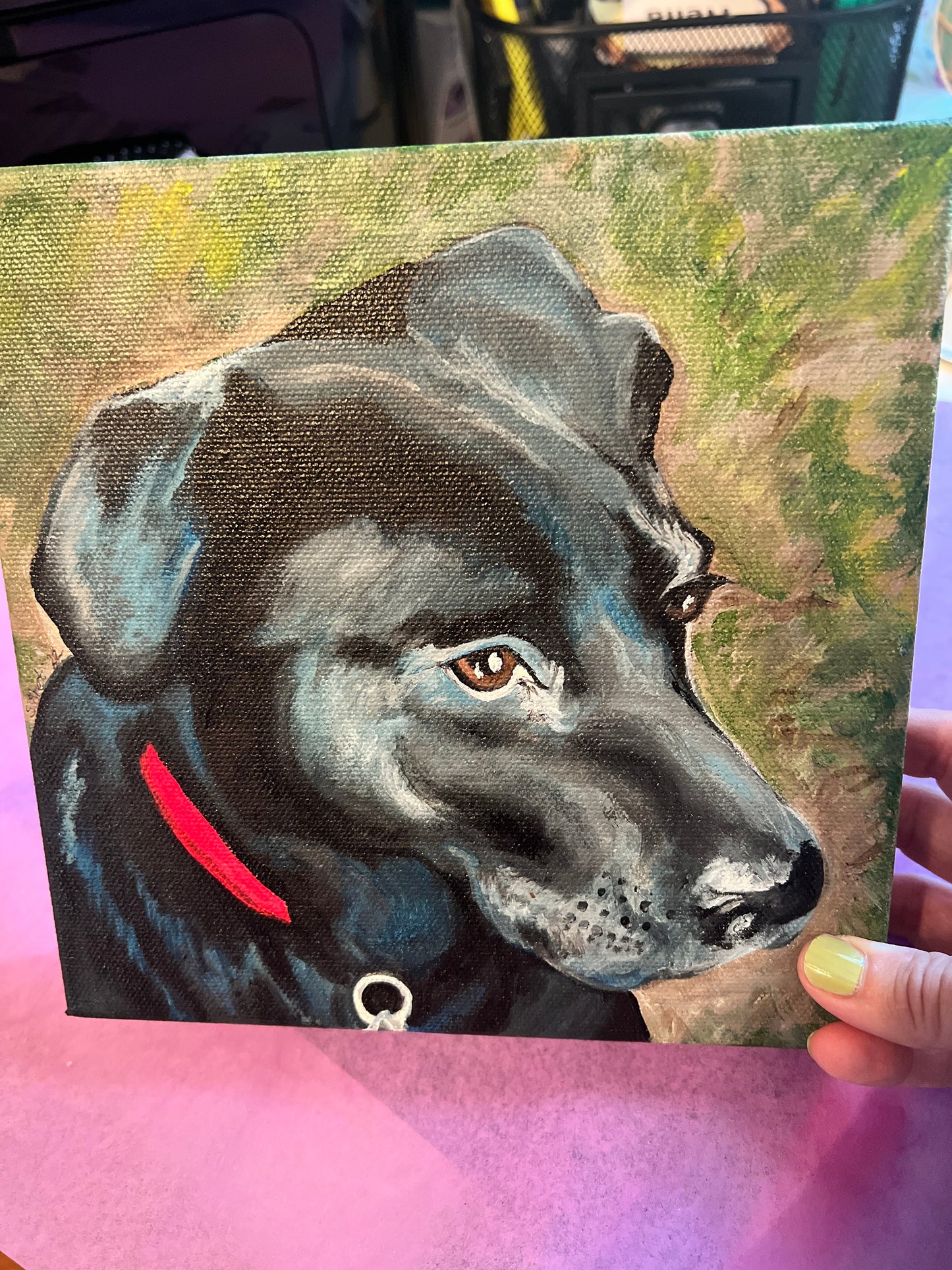Custom Dog Painting,  Acrylic Painting