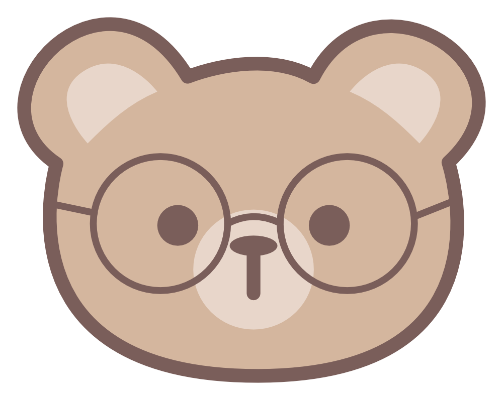 Stickers - Book Loving Bear