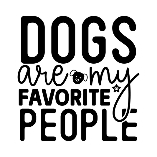 Stickers - Dogs Are My Favorite People, Dog Lovers Stickers