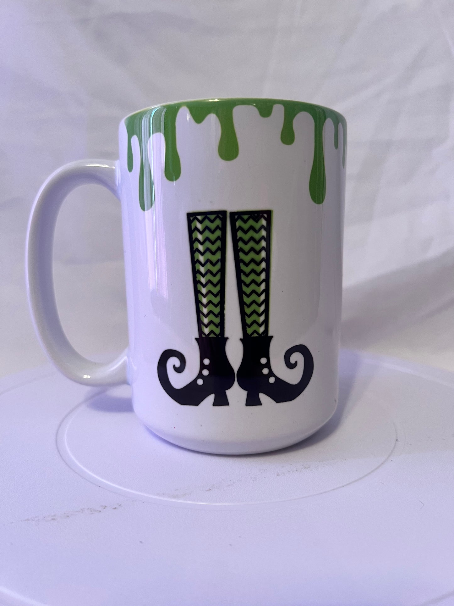 Coffee Mug, Tea Mug, Halloween, Witches' Feet, 15 oz.