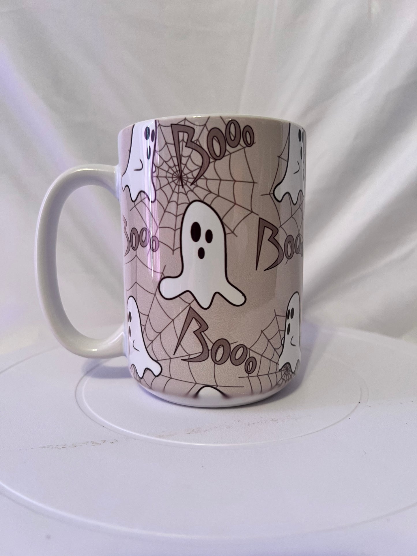 Coffee Mug, Tea Mug, Spooky Ghosts, 15 oz, Halloween