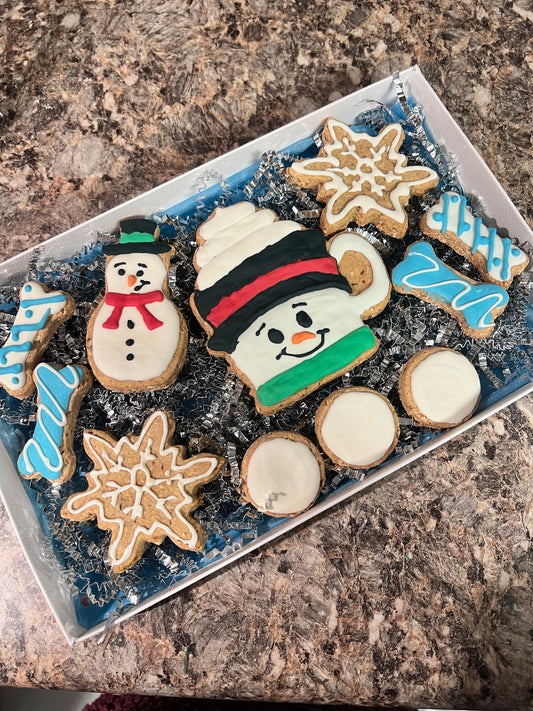 Frosted Cookie Box - Winter Cookie Box