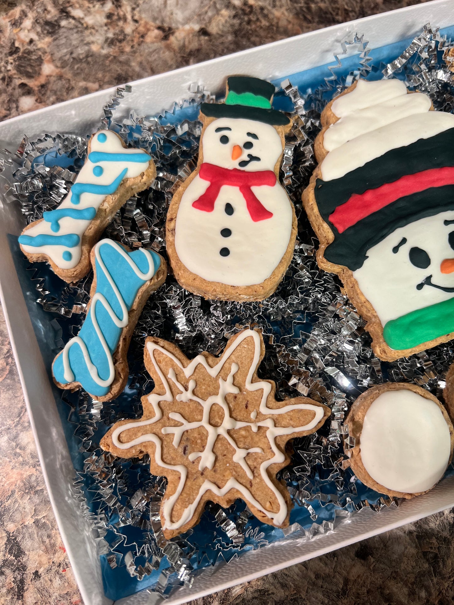 Frosted Cookie Box - Winter Cookie Box