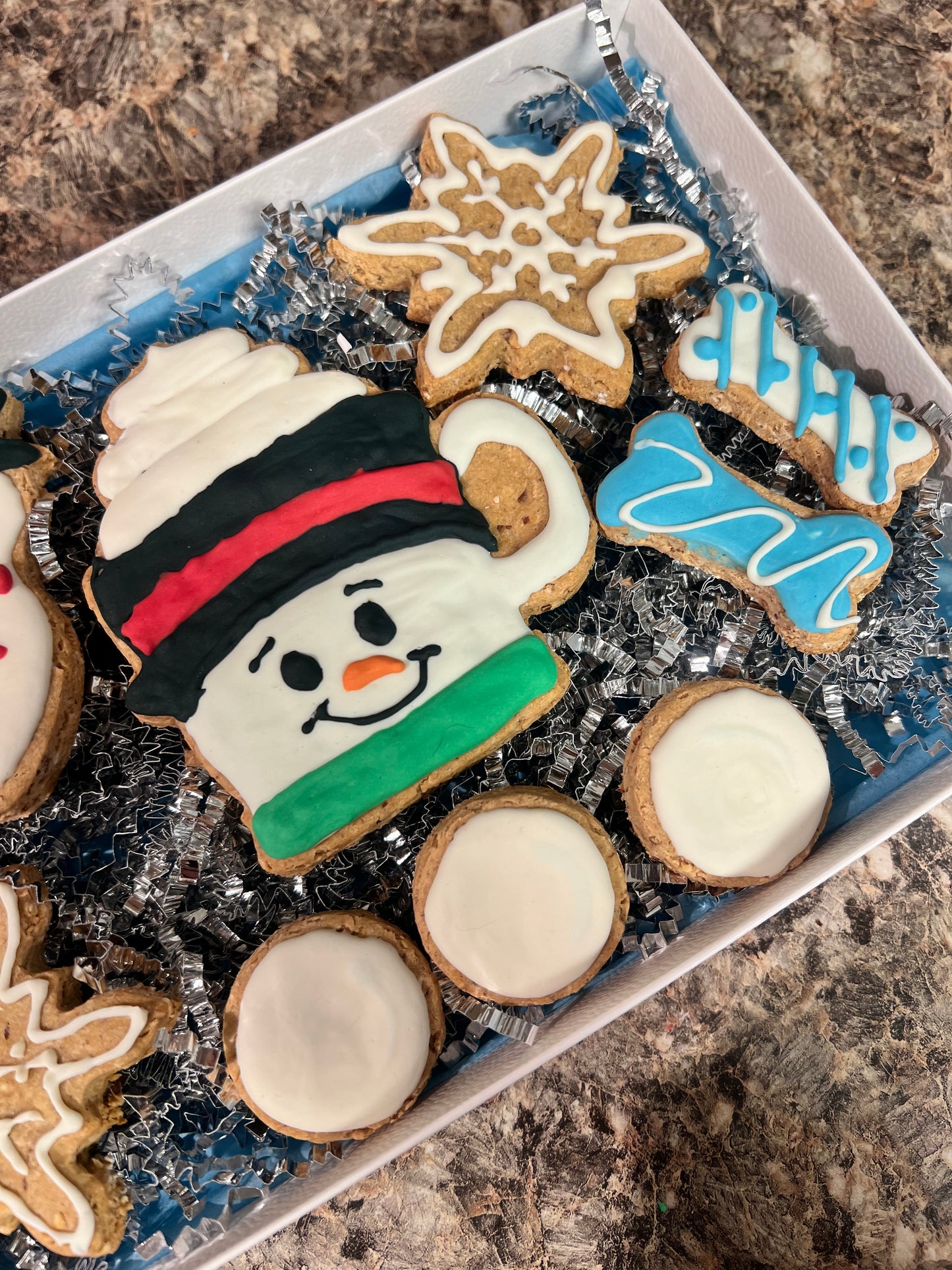 Frosted Cookie Box - Winter Cookie Box