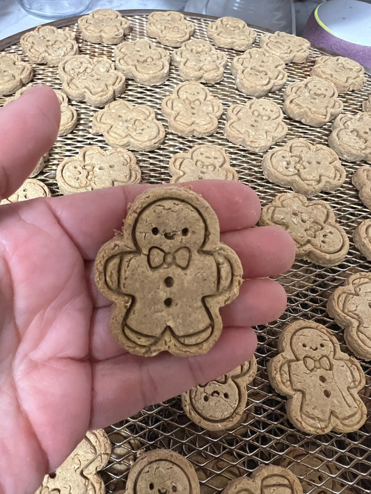 FLAVOR OF THE MONTH Gingerbread Men - Limited Ingredient Dog Treats