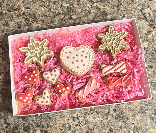 Frosted Cookie Box - Valentines Day Cookies
