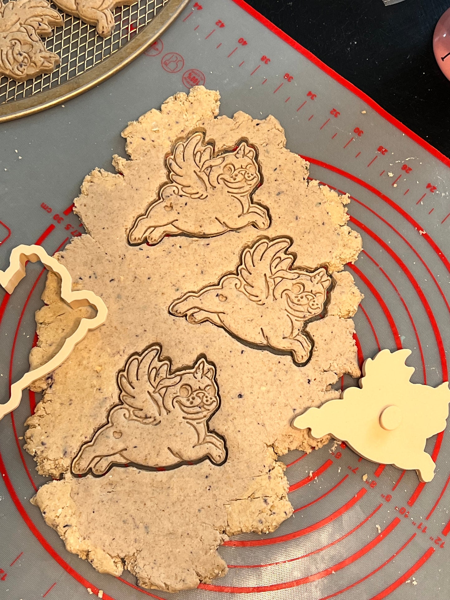 Blueberry Mint Pugicorns - Dog Treats Homemade Limited Ingredient Natural Wheat Free - A Portion of Proceeds go to Pet Rescue