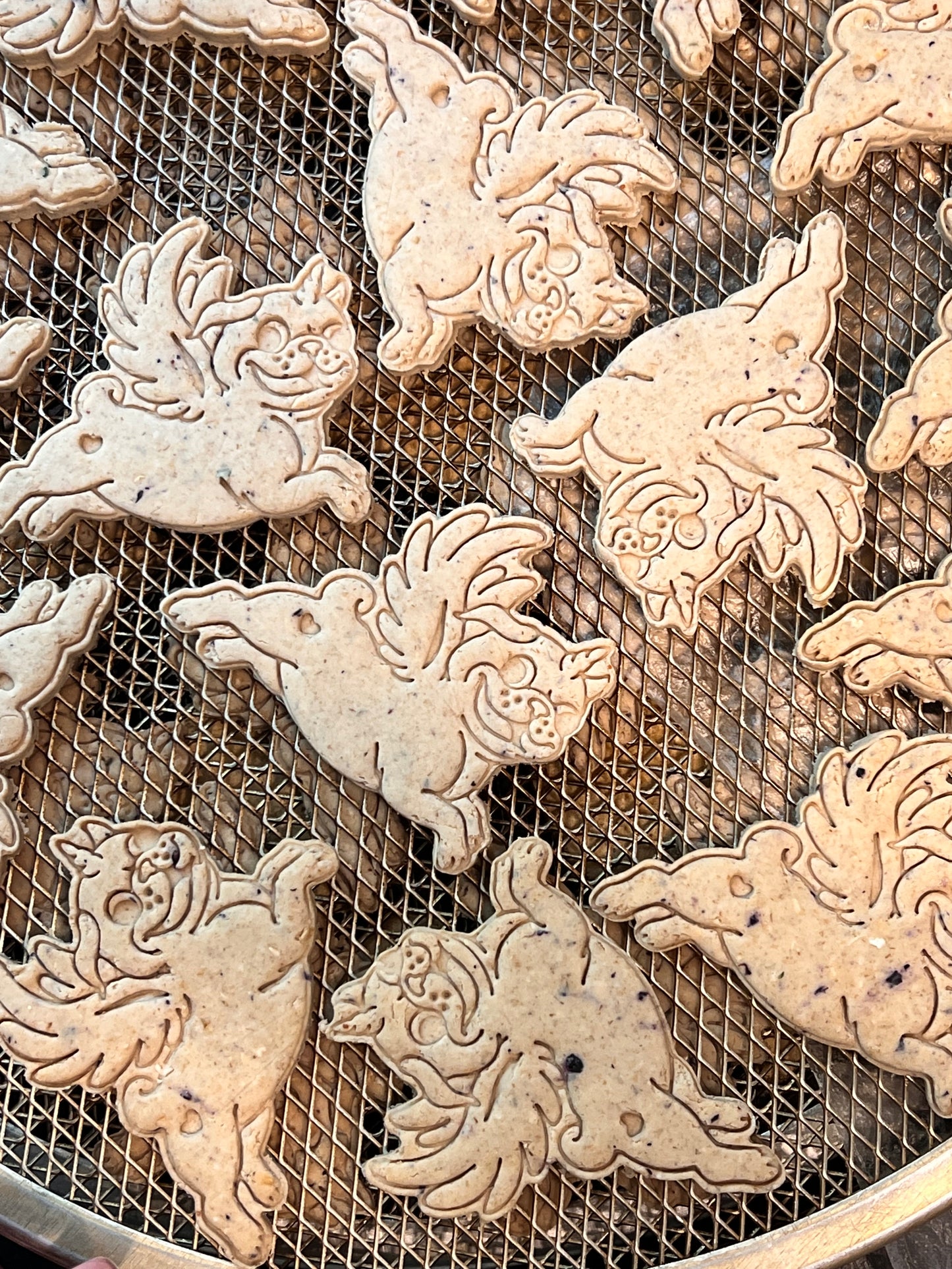 Blueberry Mint Pugicorns - Dog Treats Homemade Limited Ingredient Natural Wheat Free - A Portion of Proceeds go to Pet Rescue