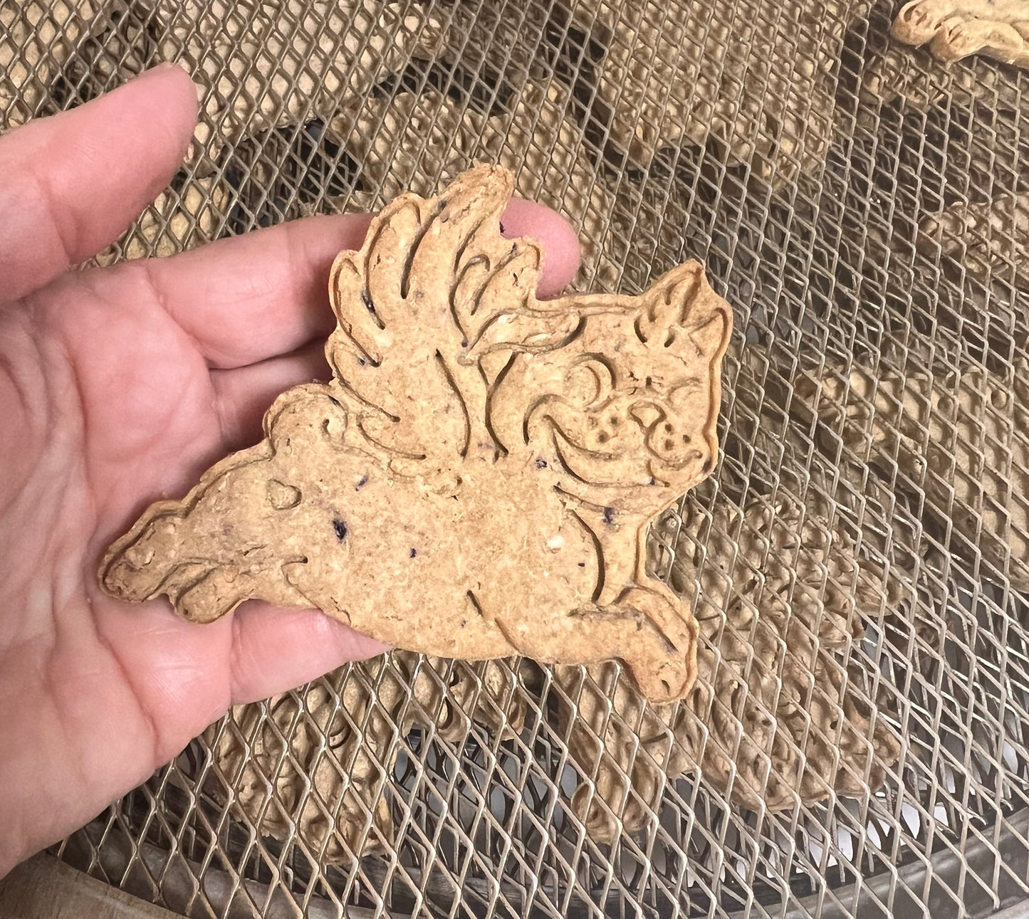 Blueberry Mint Pugicorns - Dog Treats Homemade Limited Ingredient Natural Wheat Free - A Portion of Proceeds go to Pet Rescue