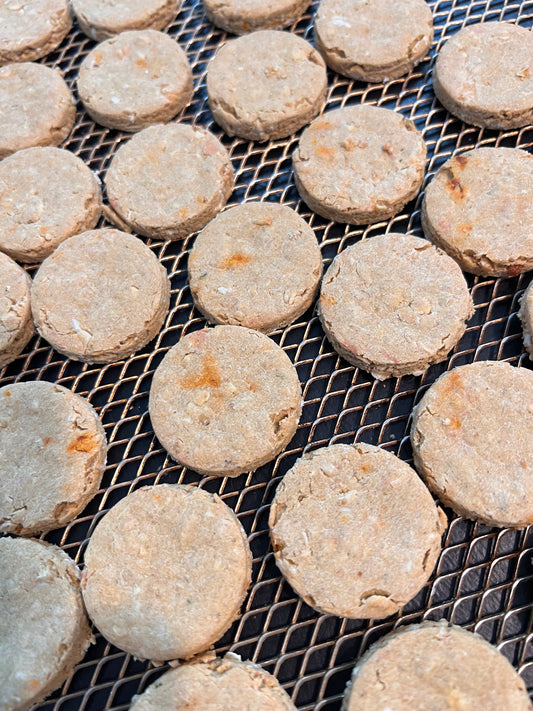 FLAVOR OF THE MONTH Cheeseburger Cheeseburger - Limited Ingredient Dog Treats