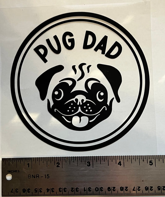 Decals - Pug Dad