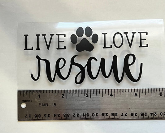 Decals - Live Love Rescue