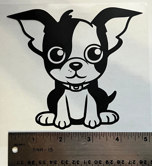 Decals - Boston Terrier Puppy