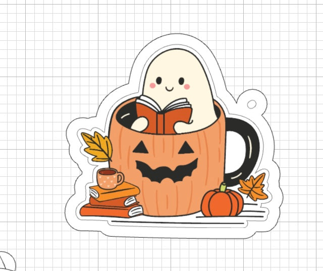 Stickers - Ghost in Mug