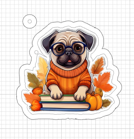 Stickers - Fall Pug