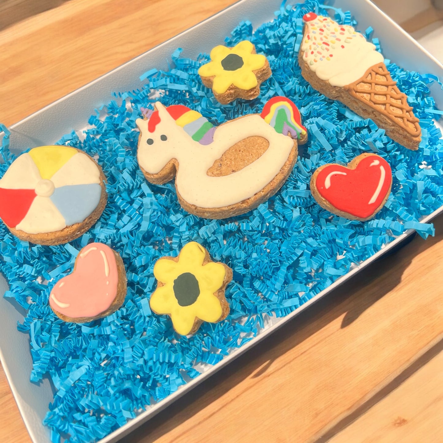 Frosted Dog Treats Box - Summer Fun Box