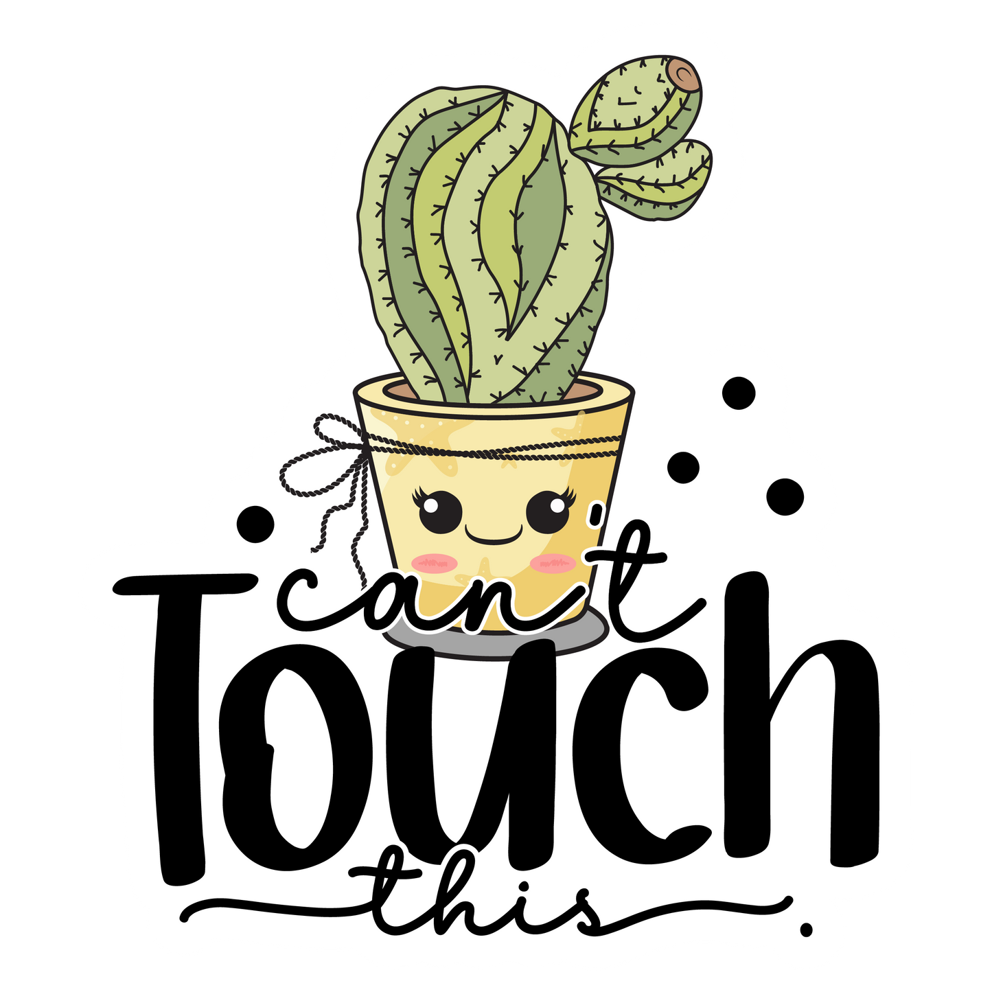 Stickers - Can't Touch This Sticker, Sarcastic Stickers
