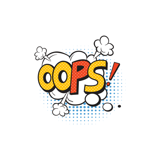 Stickers - Oops! Sticker, Unhinged Stickers